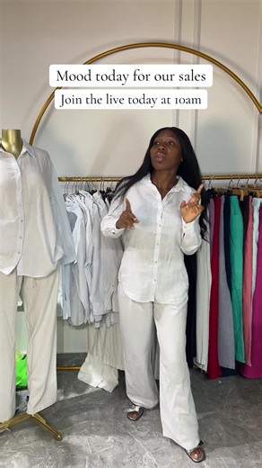 Explore Stylish Linen Outfits in Today's Live Stream