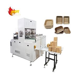 [Hot Item] Automatic Disposable Paper Lunch Box Making Forming Machine