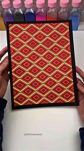 Making a Perfect Diamond Pattern with SAND! ⏳✨ (Satisfying ASMR)