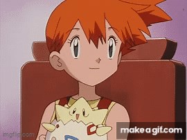 Pokemon - Misty and Togepi on Make a GIF