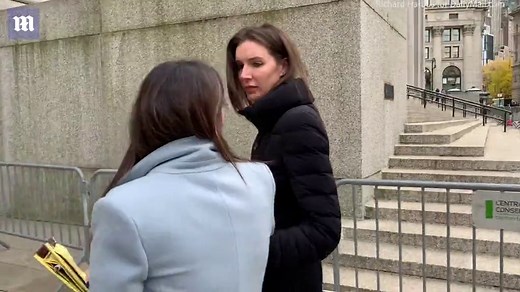 Jennifer Kalin spotted outside the Ghislaine Maxwell trial