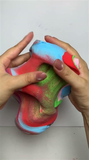 Mixing Clay 15 Color 🌈 ASMR #clay #claymixing #colorful #colormixing
