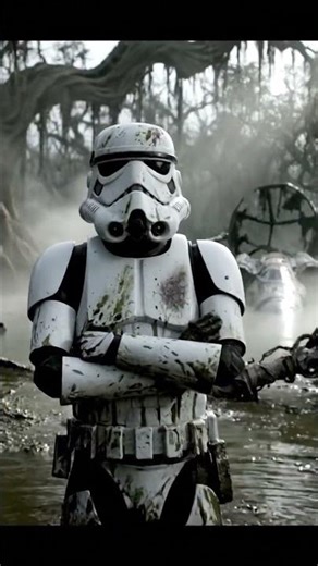 Stormtroopers got STUCK in Dagobah's swamp #starwars #shorts #funny