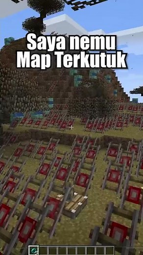 Aternos Server ada Map Minecraft Terkutuk [?] #shorts