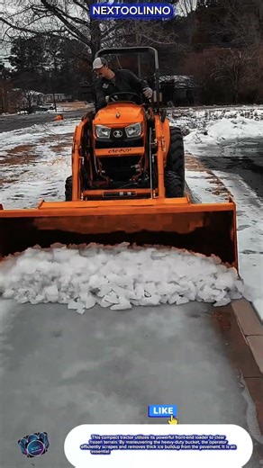 Powerful & Efficient:Next Machine Innovation: Rugged Compact Tractors, an Efficient Ice Clearing