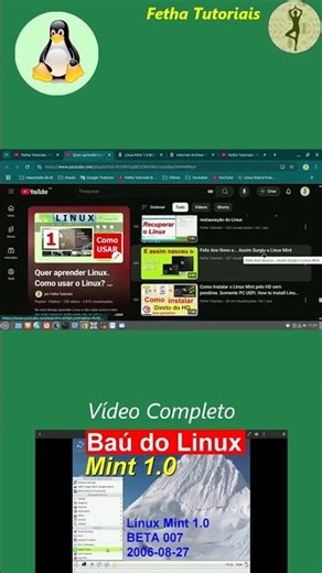 Linux Mint 1.0 BETA 007. Linux Vault - Relics. Linux Mint History and Playlist