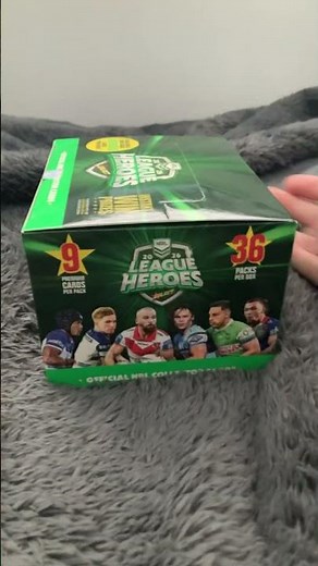 New box of 36 packs nrl trading cards 2026