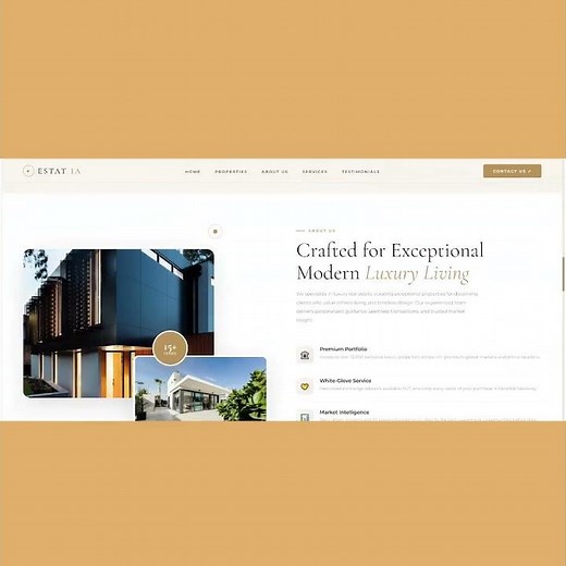 Luxury Real Estate Website in 10 Seconds 🏡✨ #shorts