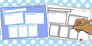 Book Review Writing Frame Blank