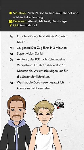 A1-A2 DIALOGE zum Lesen & Hören - [Deutsch lernen durch Hören] @DldH #dldh #learninggerman