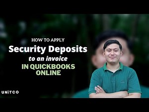 How to apply Security Deposits to an invoice in QuickBooks Online