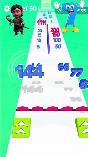 Number Master Lvl.50 - Multiplying Numbers To Max Level 🔥 #shorts #games #numbermaster #gameshorts