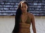 Solange Knowles looks gorgeous as she showcases her curves in a stunning bikini