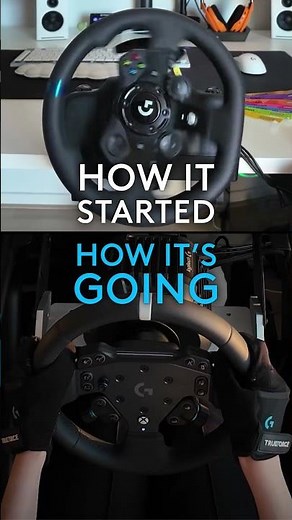 Remember your first sim wheel?