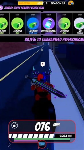 Getting OG HyperDiamond LVL4 - Roblox Jailbreak #roblox #jailbreak #hyperchromes #gaming