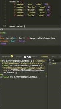 La función de Python que no necesita nombre (y deberías usar)
