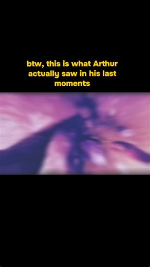 btw this is what Arthur Morgan actually saw in his last moments. This is his pov of his last moments of the high honor ending going with John Marston. #arthurmorgan #reddeadredemption2 #highhonor #sad #rdr2