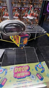 If you drop the box, you win the prize in this unique Japanese style claw machine - can I do it? | Arcade Matt