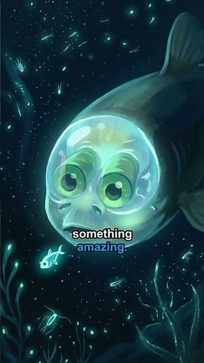 How does a fish see through its own skull?