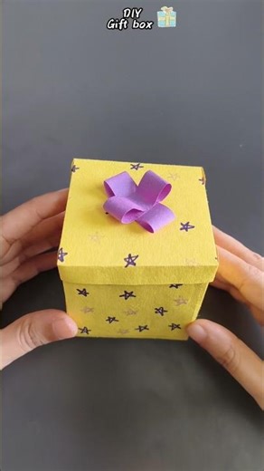 DIY gift box 🎁#diy #art #craft #artandcraft #shorts #shortvideo
