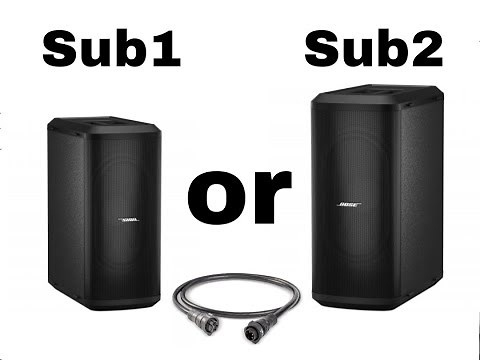 BOSE Pro32 SUB1 or SUB2?
