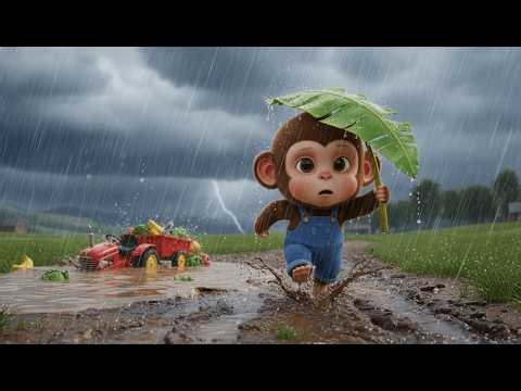 ⛈️🐒Can They Survive? Monkey Farm: Monkeys and their escape during a storm