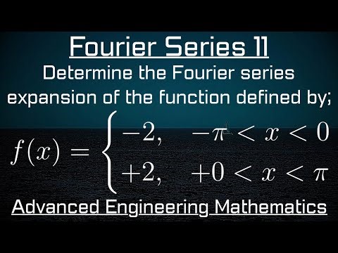 How To Determine The Fourier Series Of Even And Odd Functions