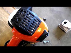 Echo SRM-266 Muffler Modification.