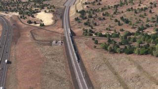 3.9K views · 153 reactions | The Tehachapi range will be a complex feat of engineering to route high-speed rail through. Check out this conceptual animation of the approved route through the mountains! This rendering features a single tunnel for both directions. For more videos, renderings, and animations, check out our Box webpage: https://hsra.app.box.com/s/vyvjv9hckwl1dk603ju15u07fdfir2q8 | California High-Speed Rail Authority | Facebook