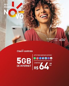 77 shares · 543 comments | Seu próximo novo é navegar na internet mais rápida do Brasil e falar ilimitado. Aproveite! | Claro Brasil | Facebook
