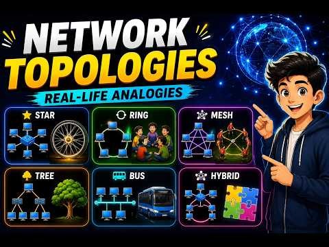 Lecture 8# Visualizing Network Topologies with Simple Analogies | Computer Networks