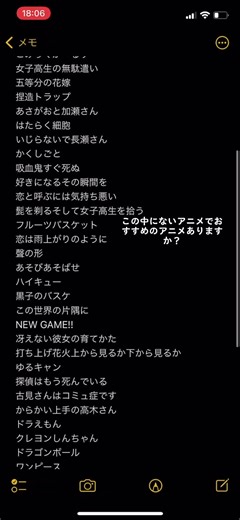 おすすめのアニメ：人気作品のリスト