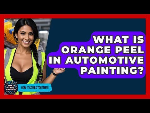 What Is Orange Peel In Automotive Painting? - How It Comes Together