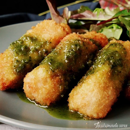 1.3M views · 4.6K shares | Fried Cheese Sticks With Basil Sauce...