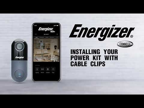Energizer Connect Smart Video Doorbell Complete Set Up