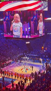 WOW!! 🤯 Oklahoma native Kristin Chenoweth sings the National Anthem ahead of Game 7 of the NBA Finals. | KOCO 5 News