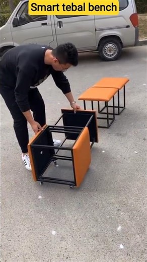 ये Table बन जाती है Bench 🤯 | Smart Table & Bench Design 🔥#fact #shorts #viral