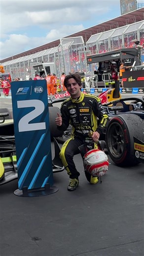 Rafael Camara Makes a Splash on F2 Podium