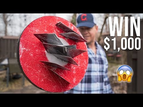 Card Throwing Competition | WIN $1000 | Rick Smith Jr.