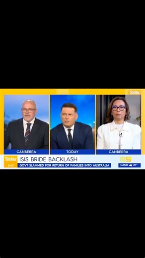 Karl Stefanovic Dismantles Labor Minister Over ISIS Brides Karl Stefanovic has exposed the hollow defence of Labor’s handling of the ISIS brides scandal during a brutal on-air exchange with Science Minister Tim Ayres. When pressed to explain why the government continues to allow women linked to a terrorist organisation back into Australia, Ayres fell apart. His response was incoherent, stitched together from recycled talking points that said nothing and meant even less. Karl summed up what every