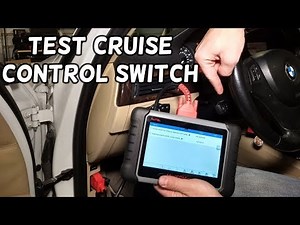 HOW TO TEST CRUISE CONTROL SWITCH BMW E90 E92 E91 E93