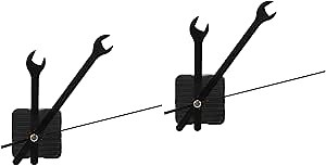 Amazon.com: DOITOOL Wall Clock Kit Replacement with Battery Operated Motor and 2 Creative Wrench Shaped Clock Hands DIY Mechanism for Home and Office : Tools & Home Improvement