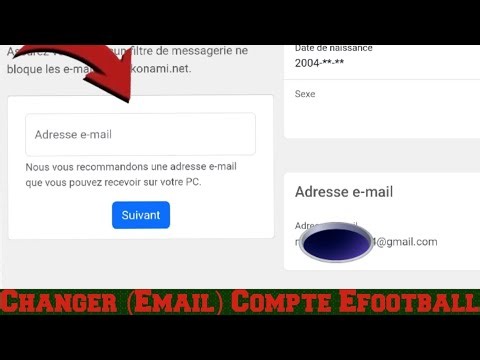 Comment Changer (Adresse mail) Compte Efootball en Wolof