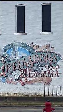 Greensboro, Alabama — Where History and Catfish Collide 🐟🏛️#Shorts