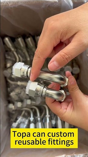 JIC hydraulic reusable hose fitting：Standard vs Long #hydraulic #quality