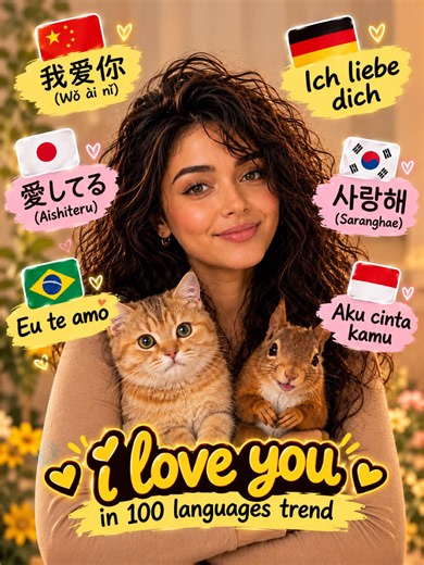 I Love You in 100 Languages Challenge — I Love You Trend