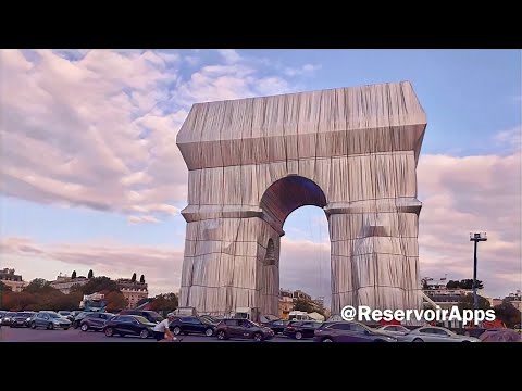 L’Arc de Triomphe emballé par Christo