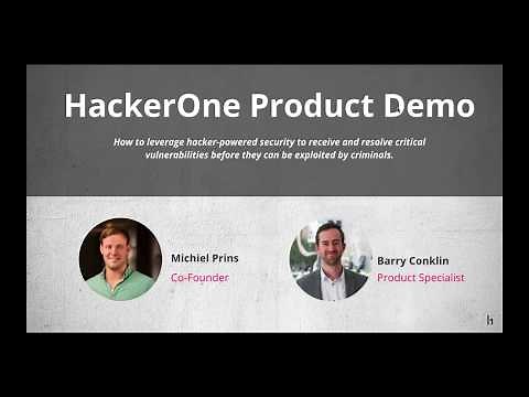 Bug Bounty Product Demo with HackerOne Co-Founder Michiel Prins