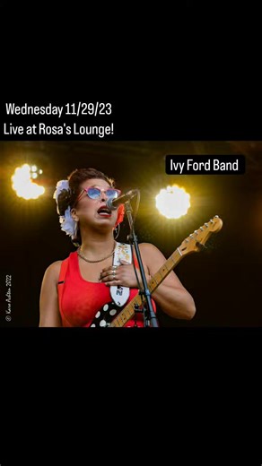 Wednesday 11/29/23 - Woman Powered Wednesday with the Ivy Ford Band: Live at Rosa's Lounge! 21 ID required. For tickets 🎟 Go to www.rosaslounge.com. #chicagoblues. #blues #bluesrock #livemusic #liveblues #livemusicchicago #thingstodoinchicago #womanpoweredblues #chickswithguitars #womenoftheblues #girlsandguitars #chicagomusicscene #rosasloungechicago #logansquare #logansquarechamberofcommerce #logansquarechicago #bluesmusic #bluesclub #oldirvingbrewingco #liquiddeath #revolutionbrewing 📷 cred