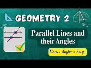 Transversals & Parallel Lines Explained | Geometry Angle Rules Made Easy! 🔥